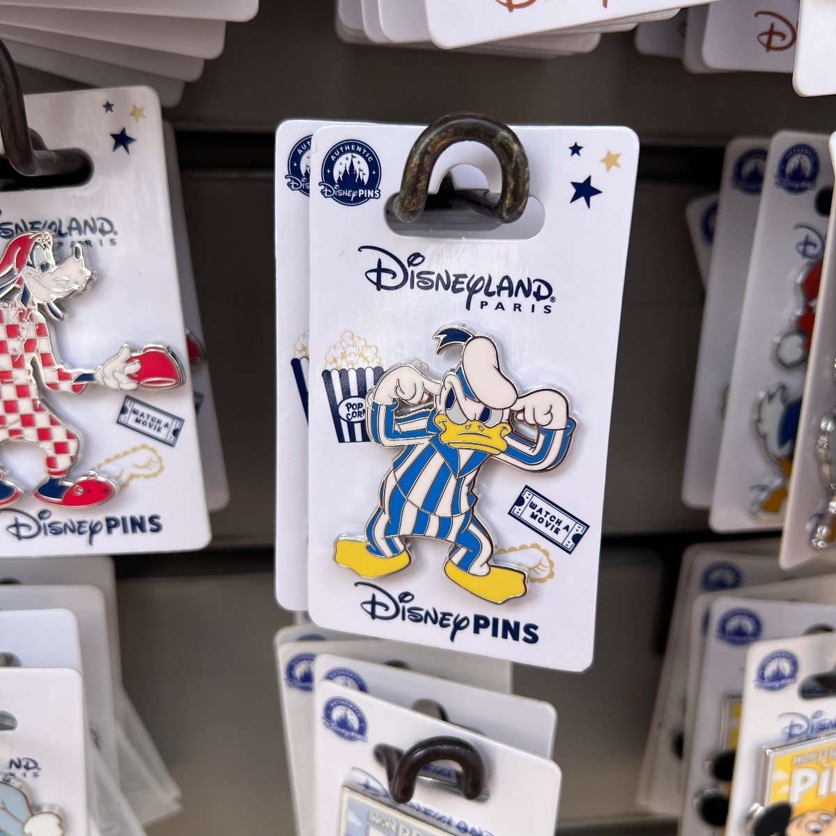 Disneyland Paris Pyjama Party Donald Duck Pin view 1