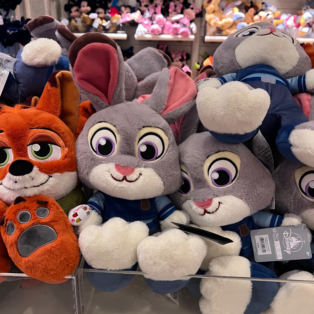 Disneyland Paris Zootopia Judy Hopps Big Feet Plush