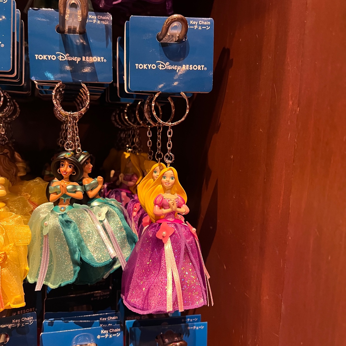 Tokyo Disney Tangled Rapunzel Dress Keyring view 2