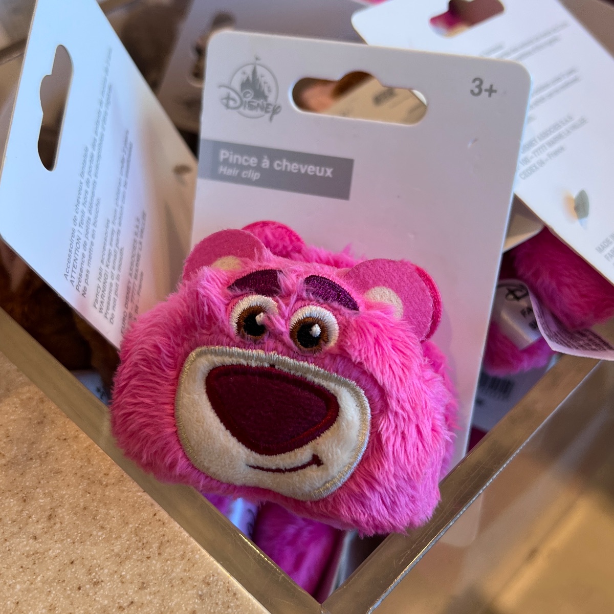 Disneyland Paris Mini Plush Claw Crocodile Toy Story Lotso Clip