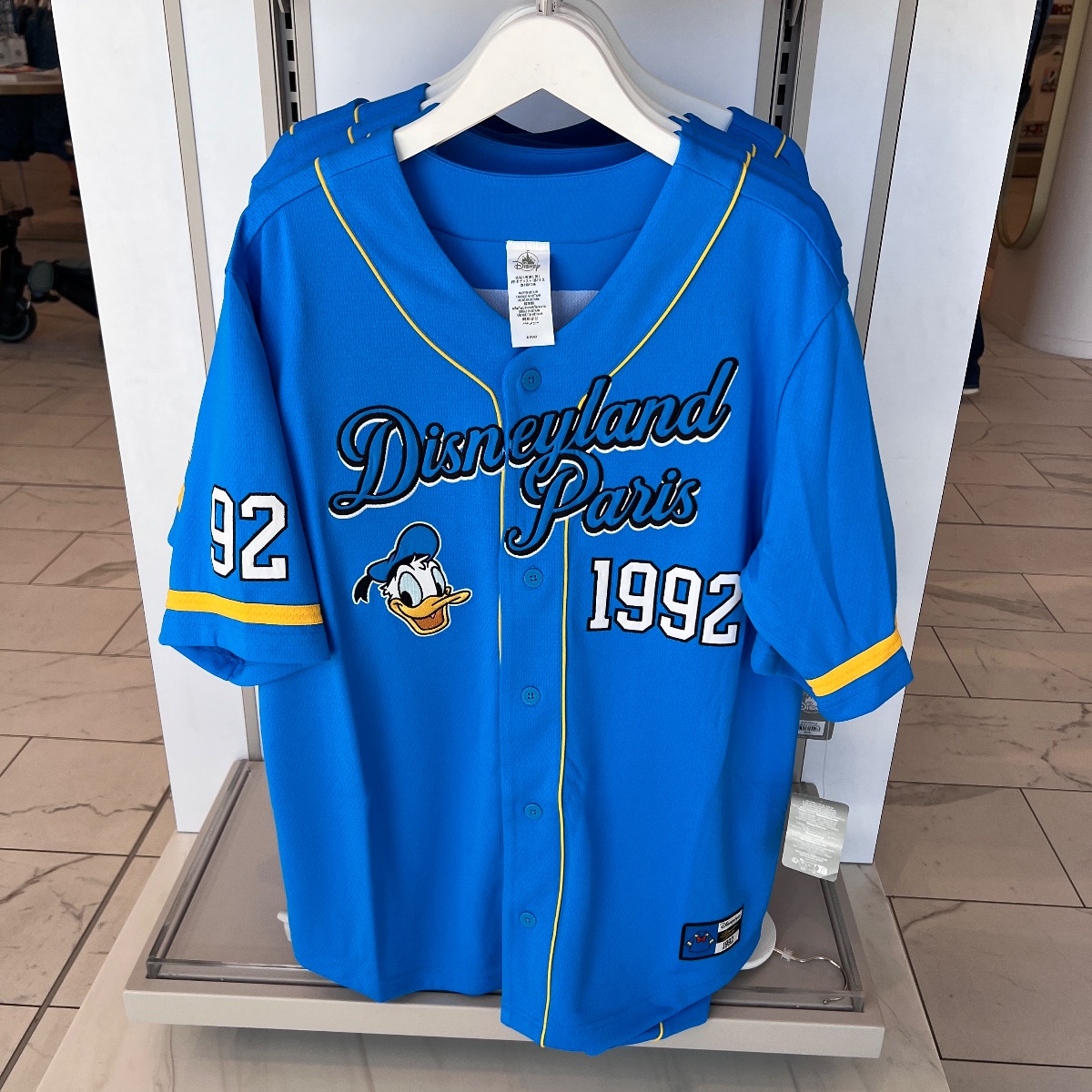 Disneyland Paris Donald Duck Baseball Jersey