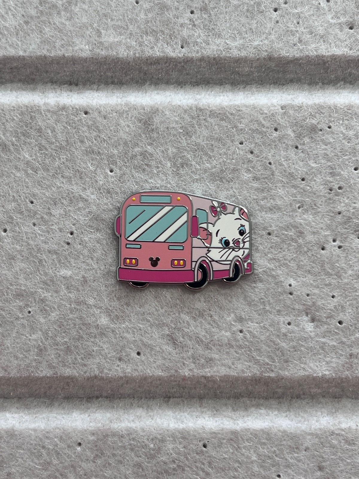 Walt Disney World 2026 Wave A Marie Bus Hidden Mickey Pin