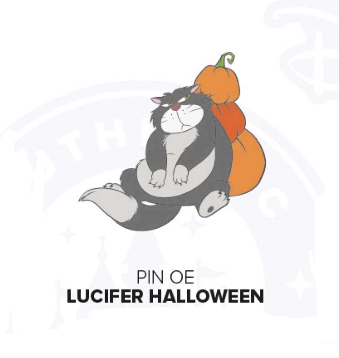 Disneyland Paris September 2026 Halloween Pumpkin Lucifer Pin