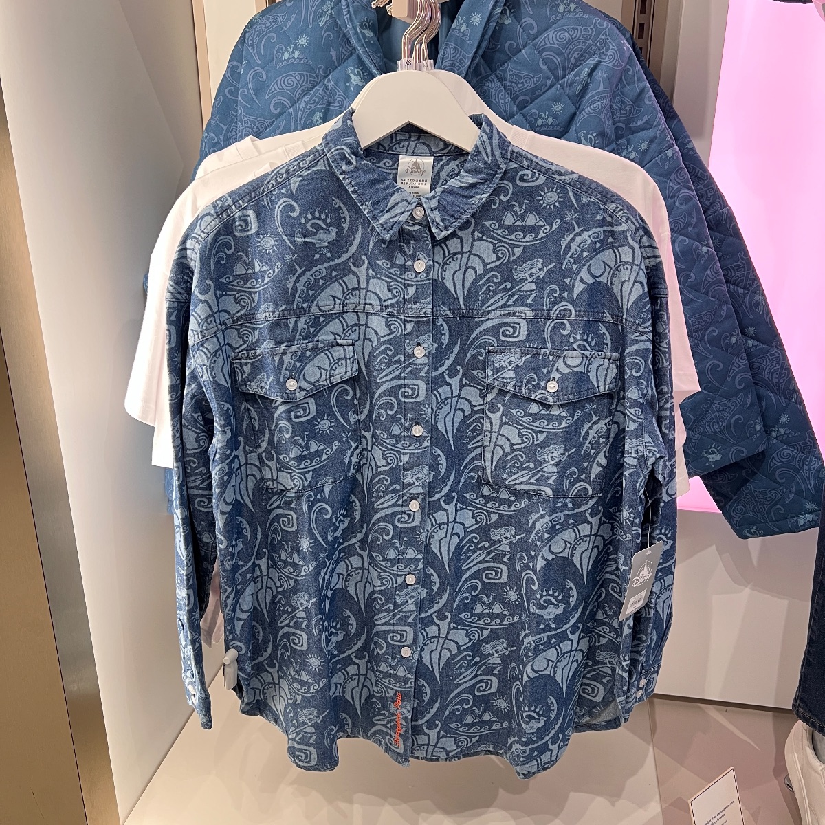 Disneyland Paris Moana Artwork Denim Jacket