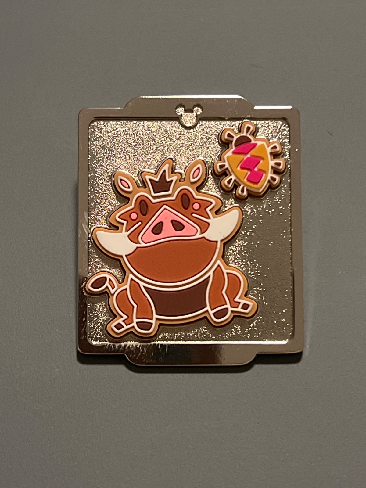 Disney Store Limited Edition Advent Calendar Pumba Gingerbread Cookies Tray Pin