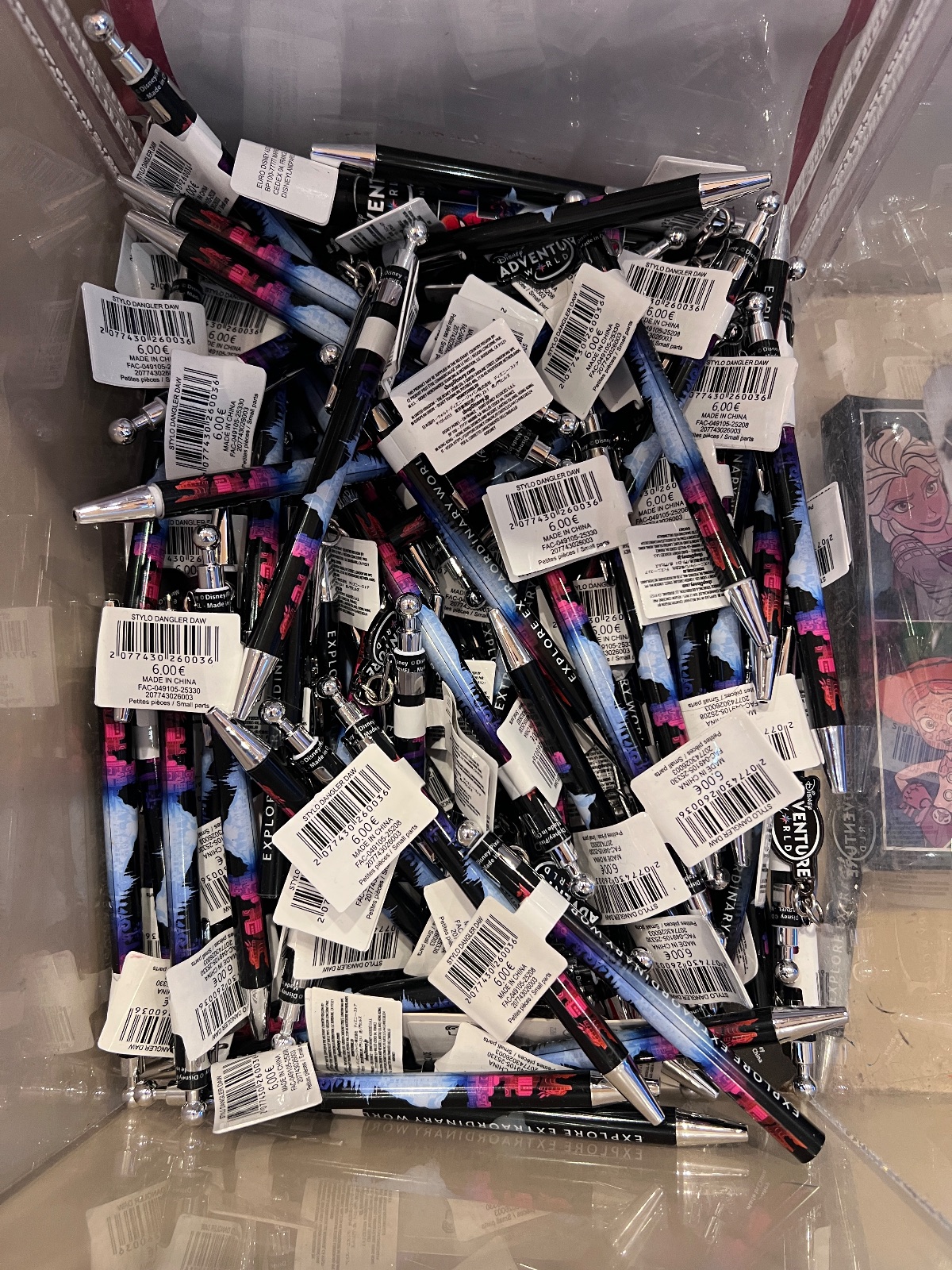Disneyland Paris Adventure World Metal Clip Pen