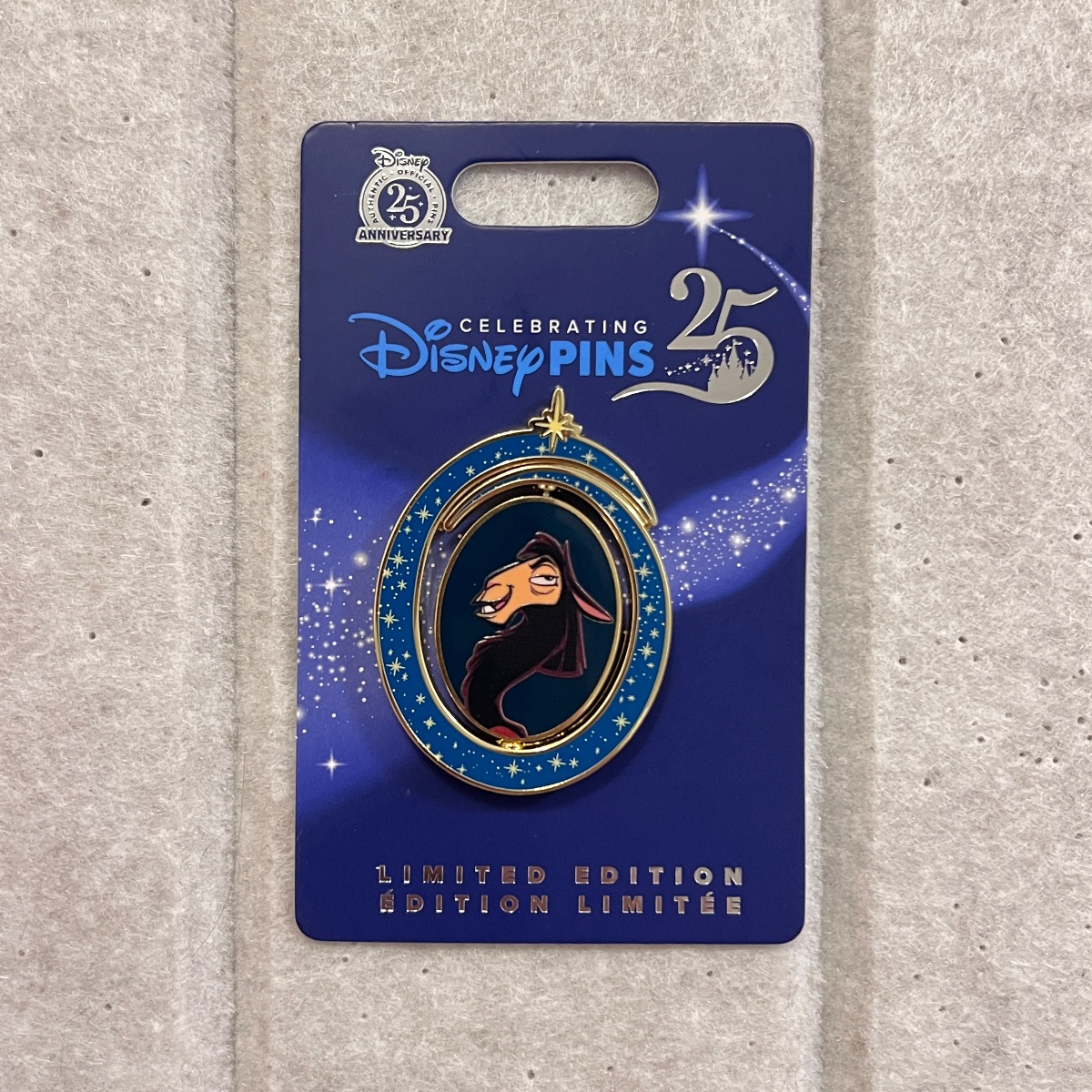 Disney Store Selfridges Limited Edition Kuzco Spinner Pin view 2