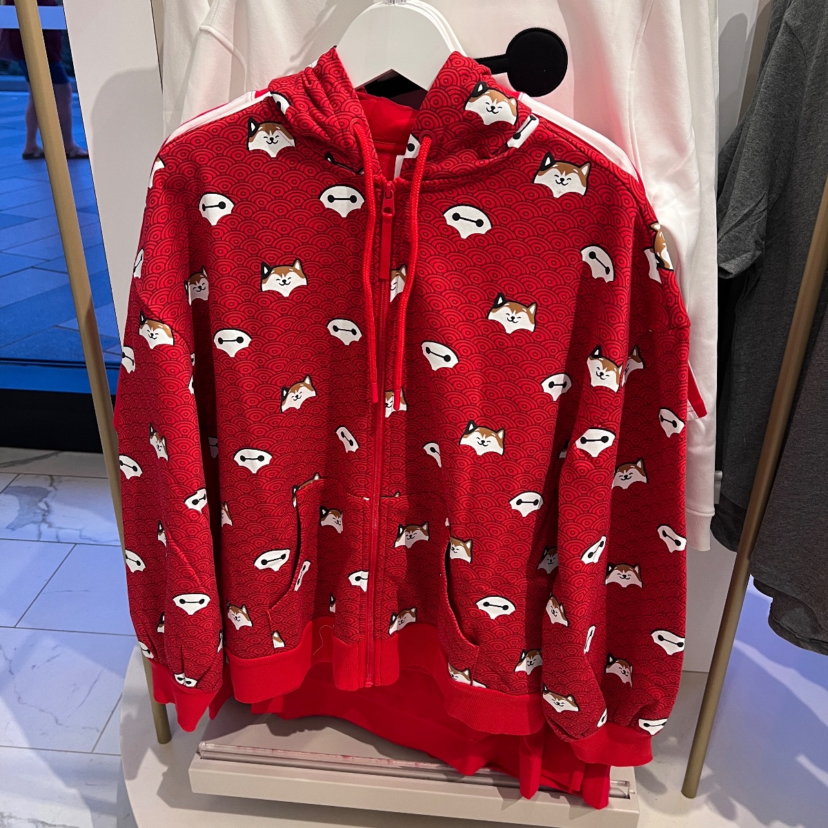 Disneyland Paris Baymax Full Print Red Hoodie