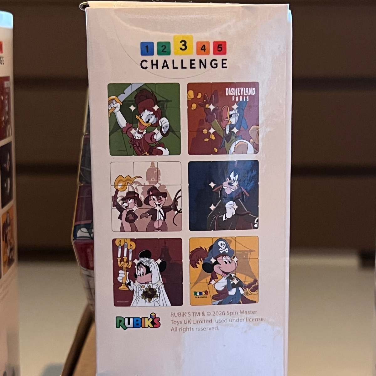 Disneyland Paris Attractions Rubiks Cube view 2
