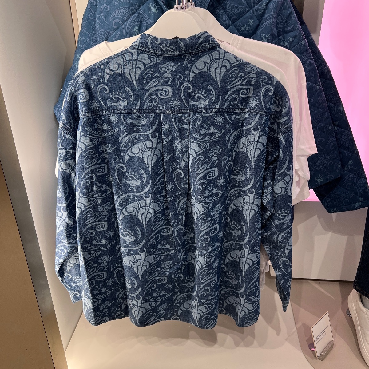 Disneyland Paris Moana Artwork Denim Jacket view 2