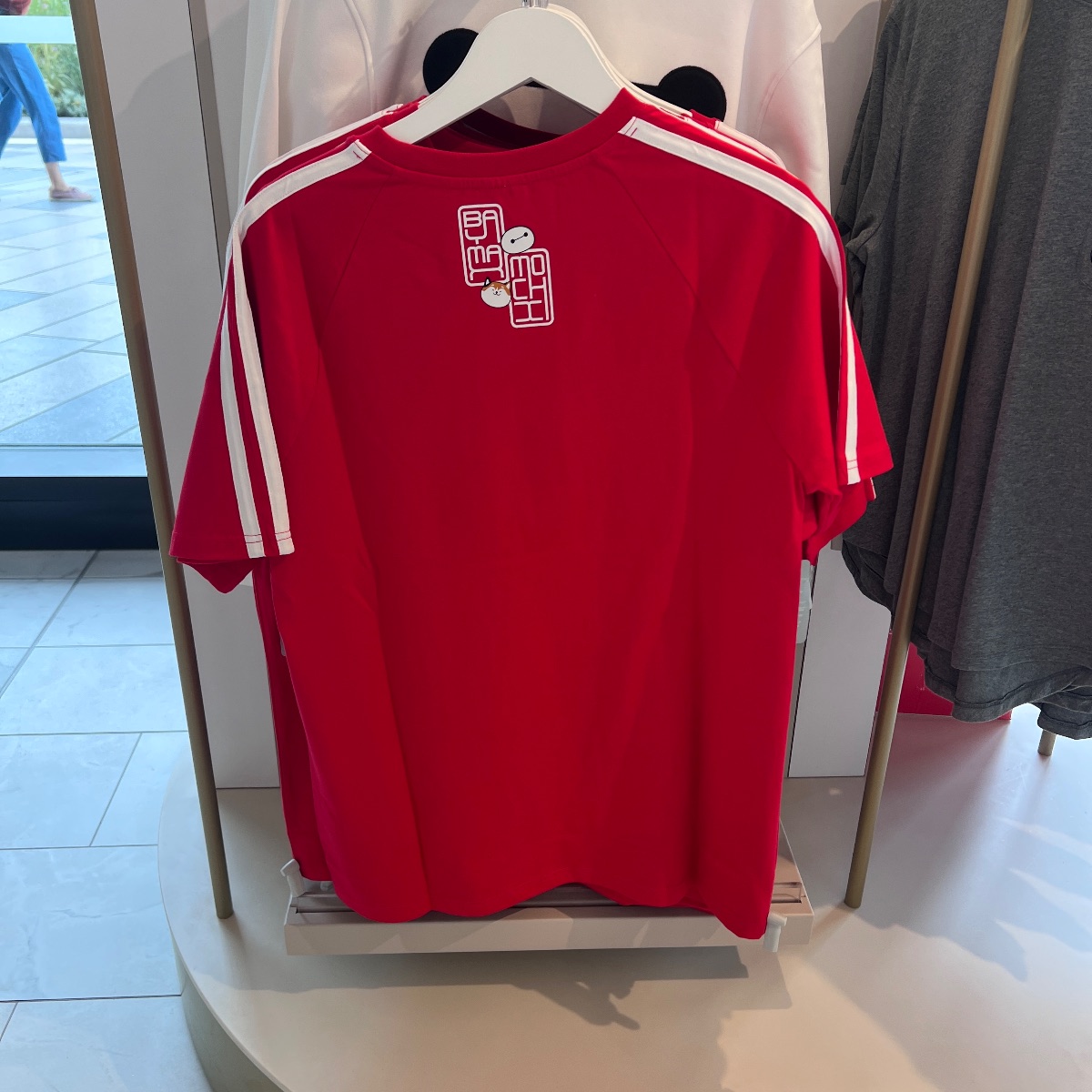 Disneyland Paris Big Hero 6 Baymax Cat Red T-Shirt view 2