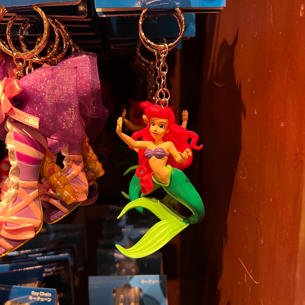 Tokyo Disney Little Mermaid Ariel Character Keyring view 1