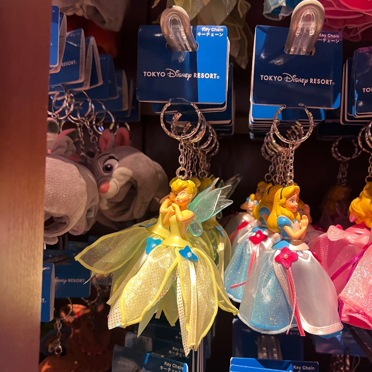 Tokyo Disney Tinkerbell Dress Keyring view 2