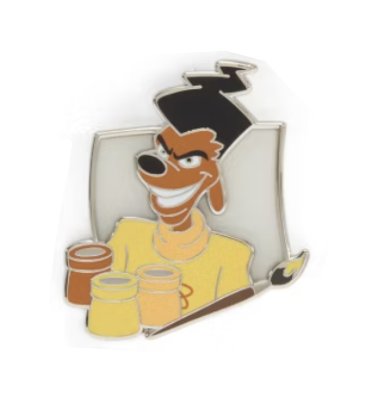 Disney Store Brush of Magic Limited Release Goofy Movie Powerline Mystery Pin