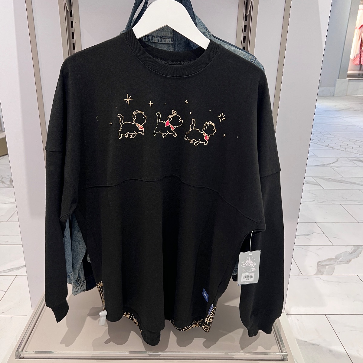 Disneyland Paris Black Gold Aristocats Paris Spirit Jersey view 2