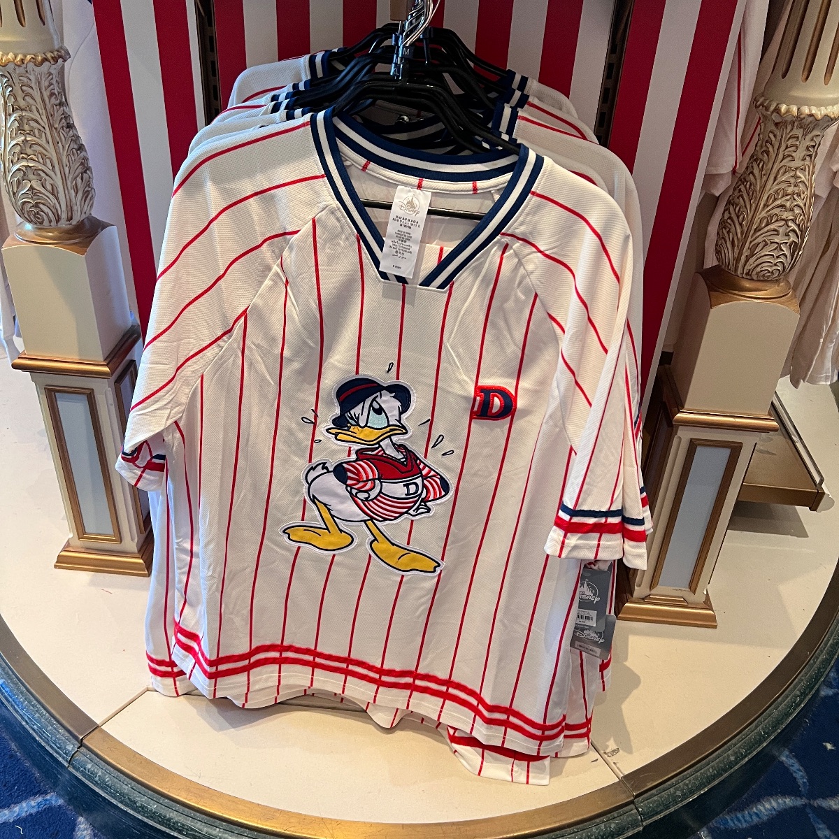 Disneyland Paris Donald Duck Sailor Baseball Jersey