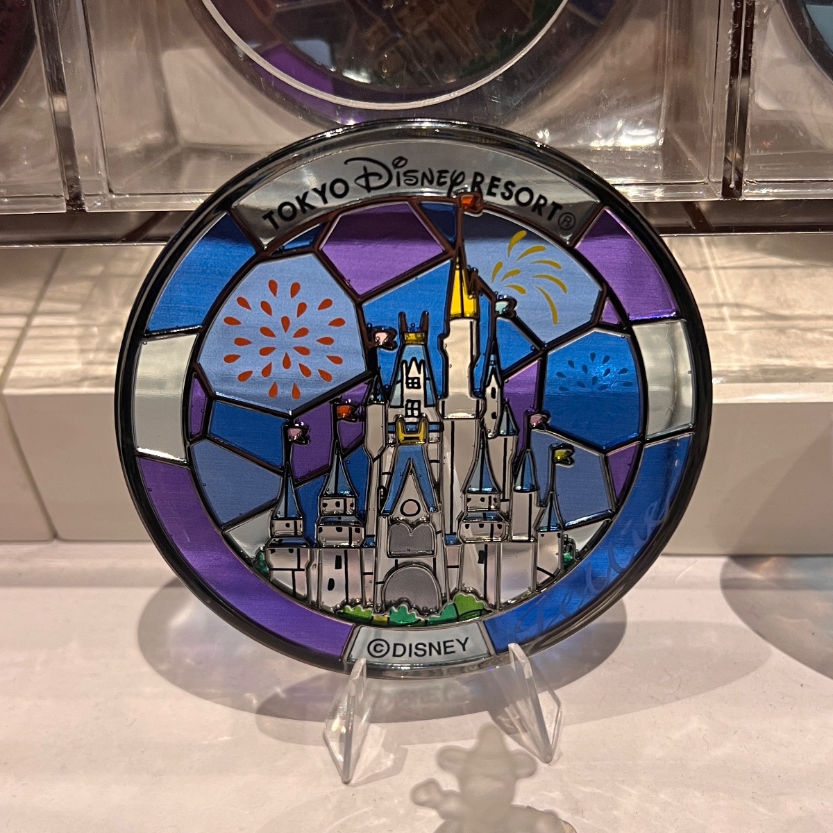 Tokyo Disney Resort Arribas Cinderella Castle Stained Glass Ornament view 1
