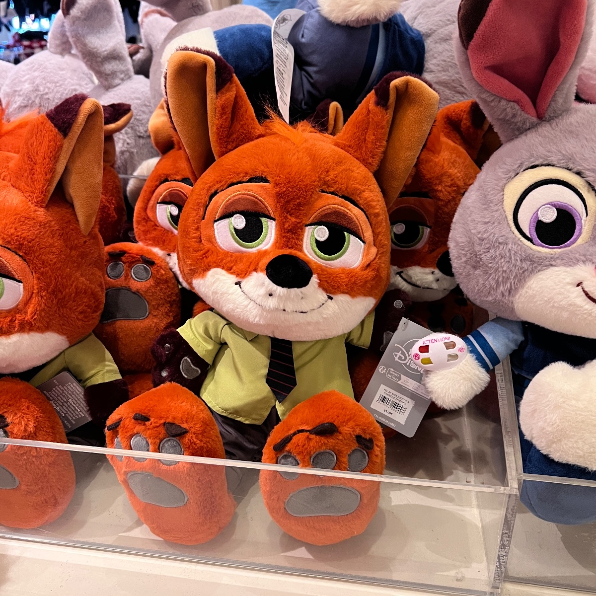 Disneyland Paris Zootopia Nick Wild Big Feet Plush