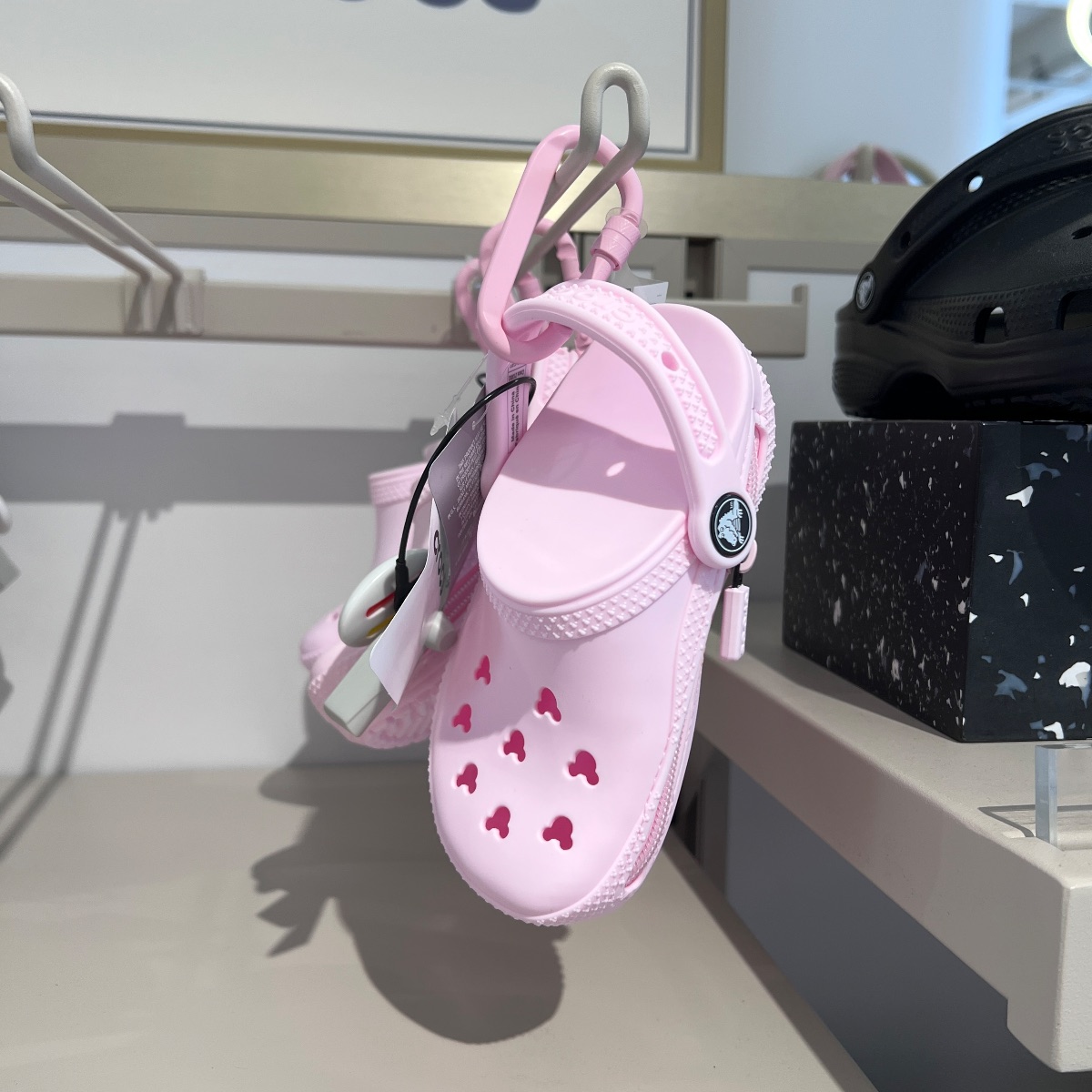 Disney x Crocs Pink Bag Charms Keyring