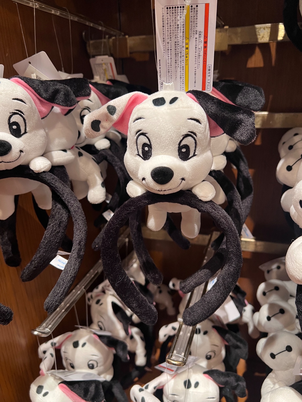Tokyo Disney 101 Dalmatians Plush Ears view 1