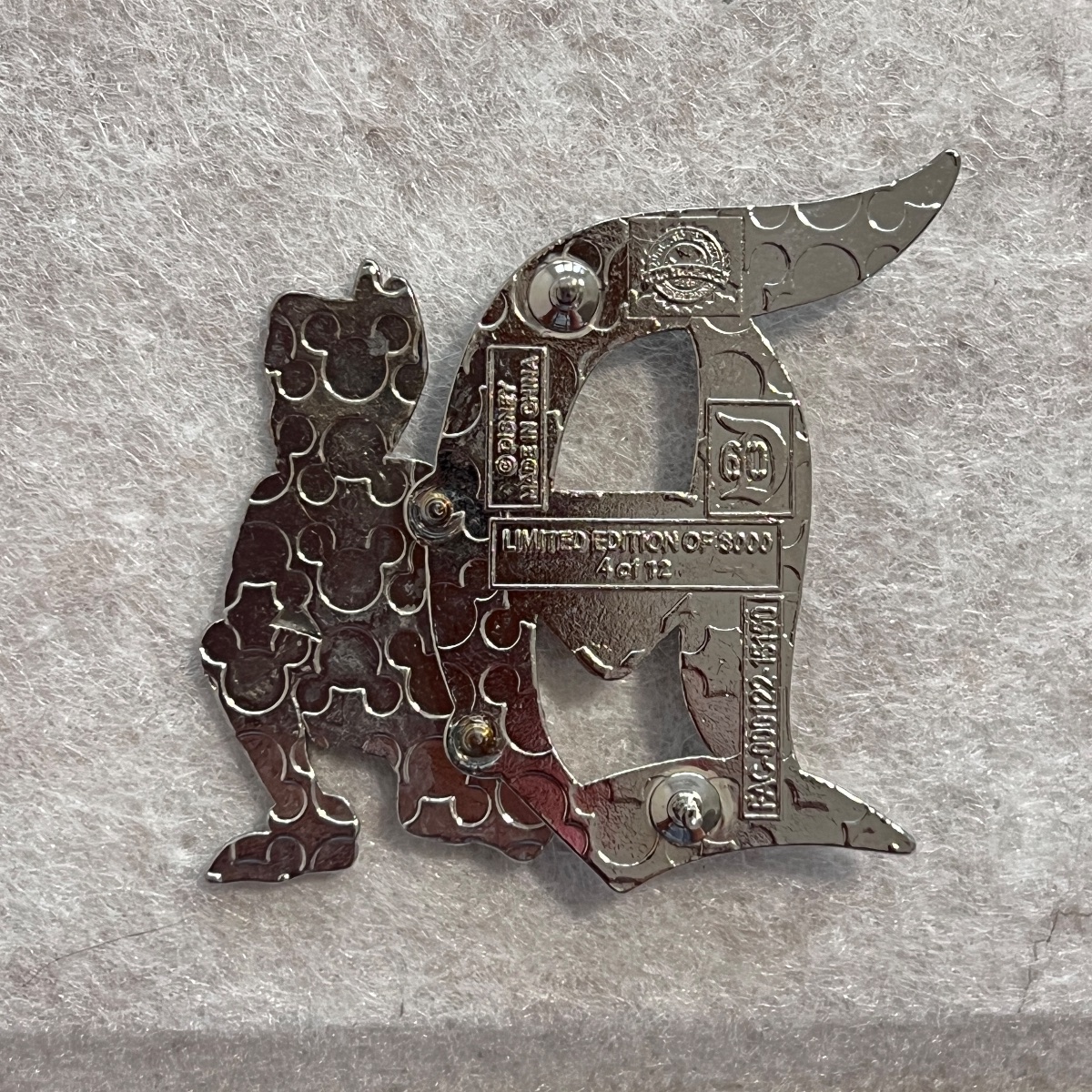 Disneyland Resort 60th Limited Edition Diamond ‘D’ Peter Pan Pin view 2