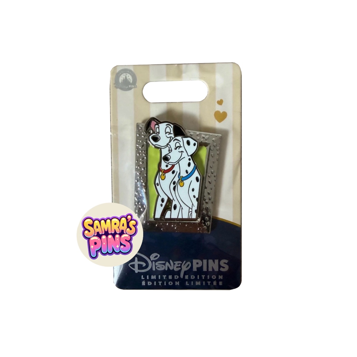 Disney Store Limited Edition Tails of Friendship Dalmatians Pin view 1