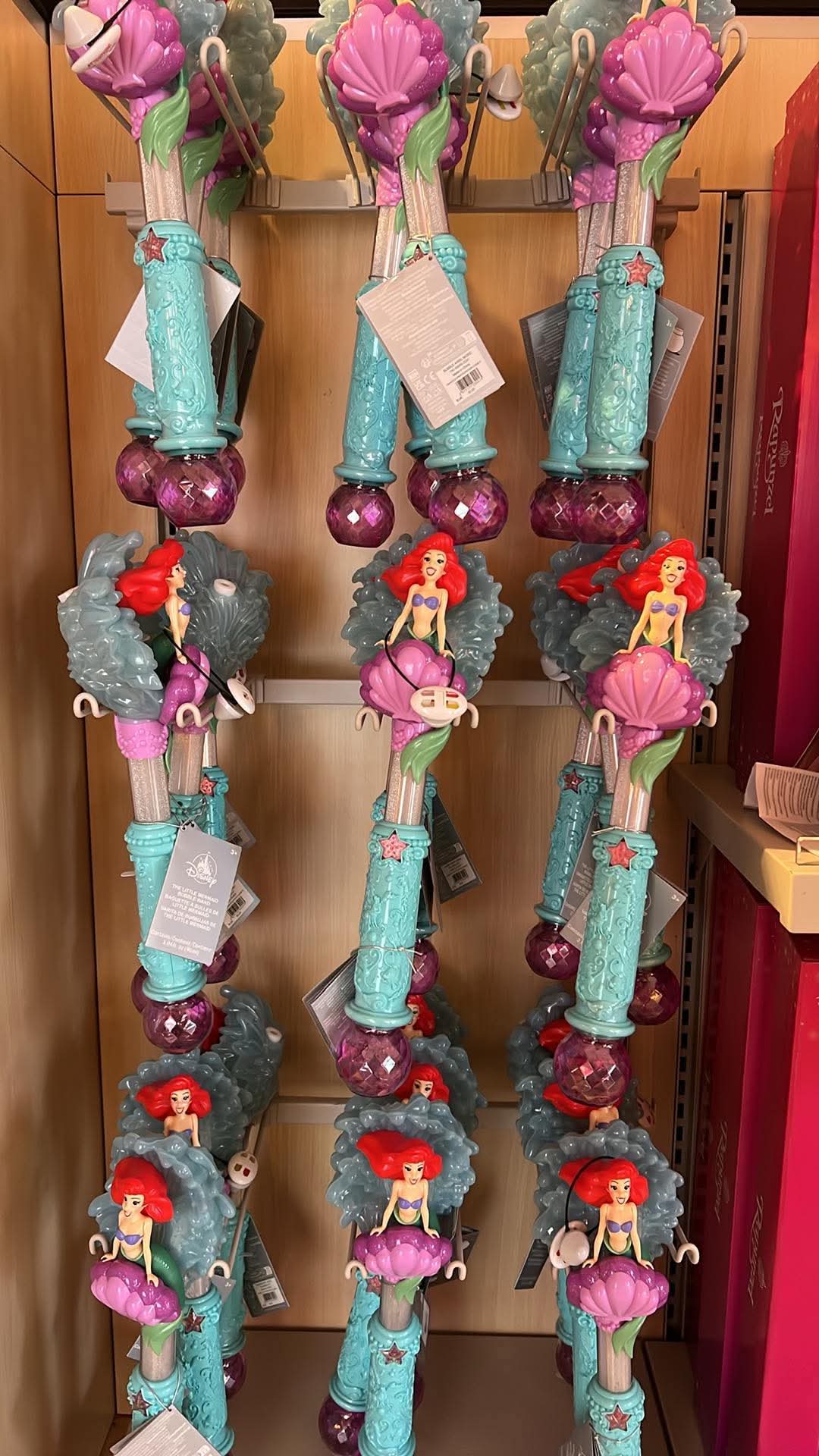 Disneyland Paris Little Mermaid Ariel Shell Bubble Wand