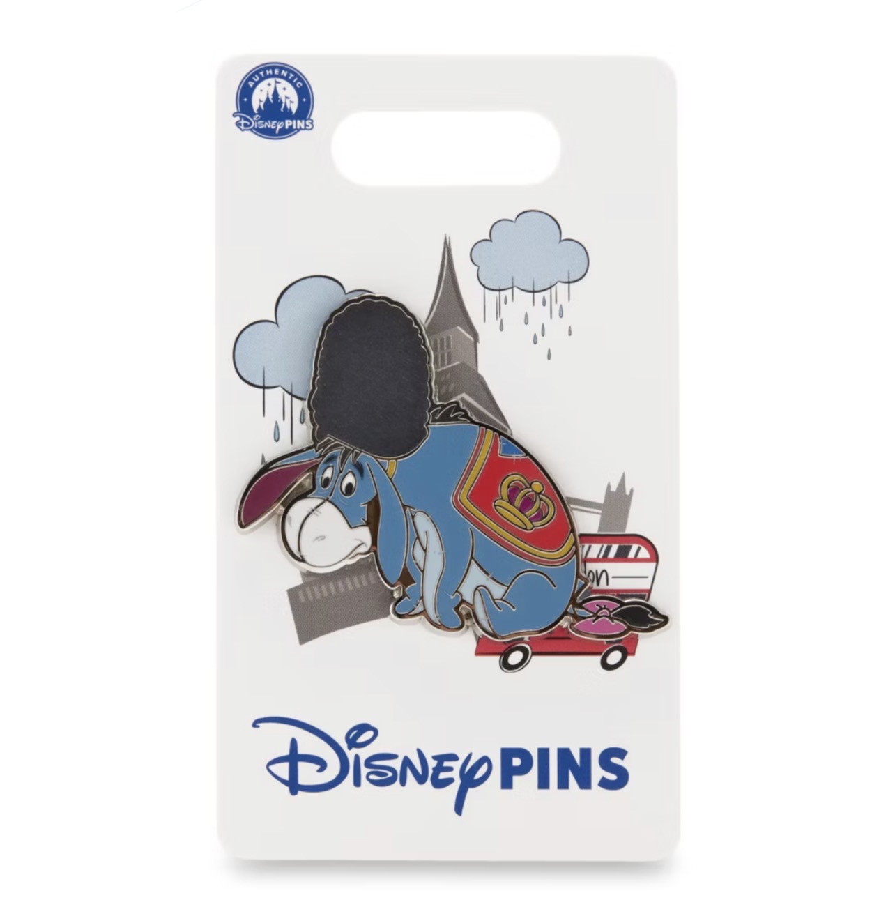 Disney Store UK Royal Winnie the Pooh Eeyore Pin