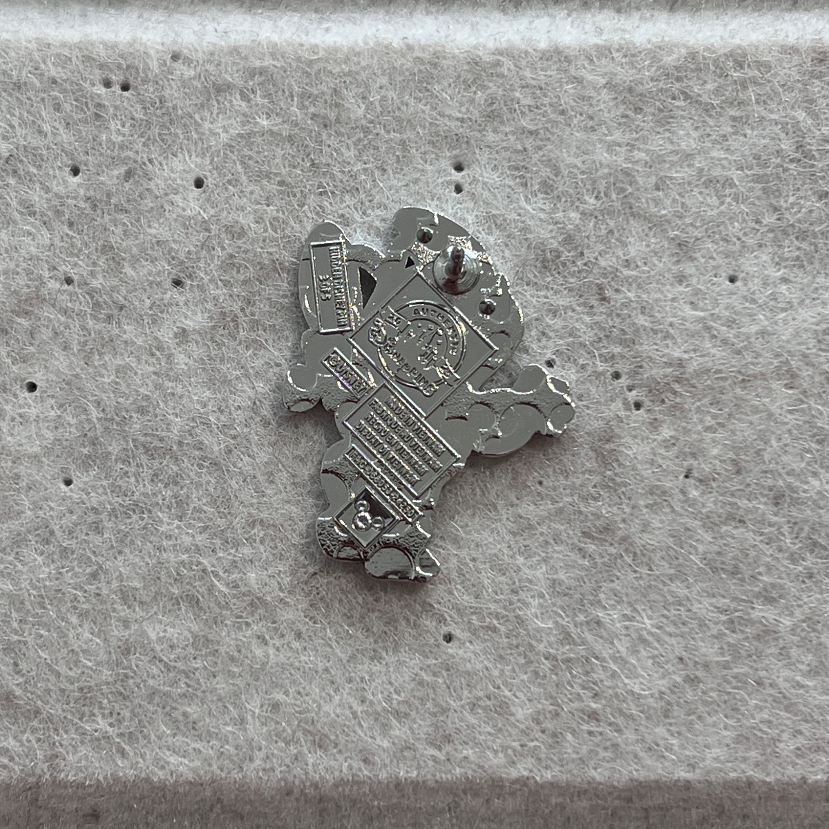 Disneyland Resort 2025 Wave A Pink Angel Hidden Mickey Pin view 2