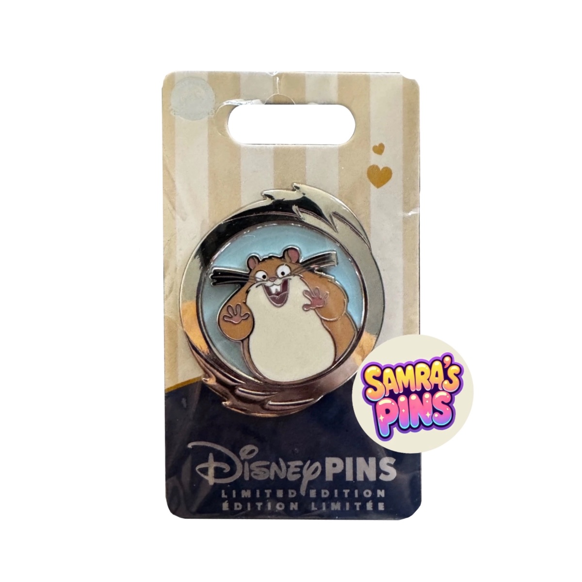 Disney Store Limited Edition Tails of Friendship Rhino Pin view 1