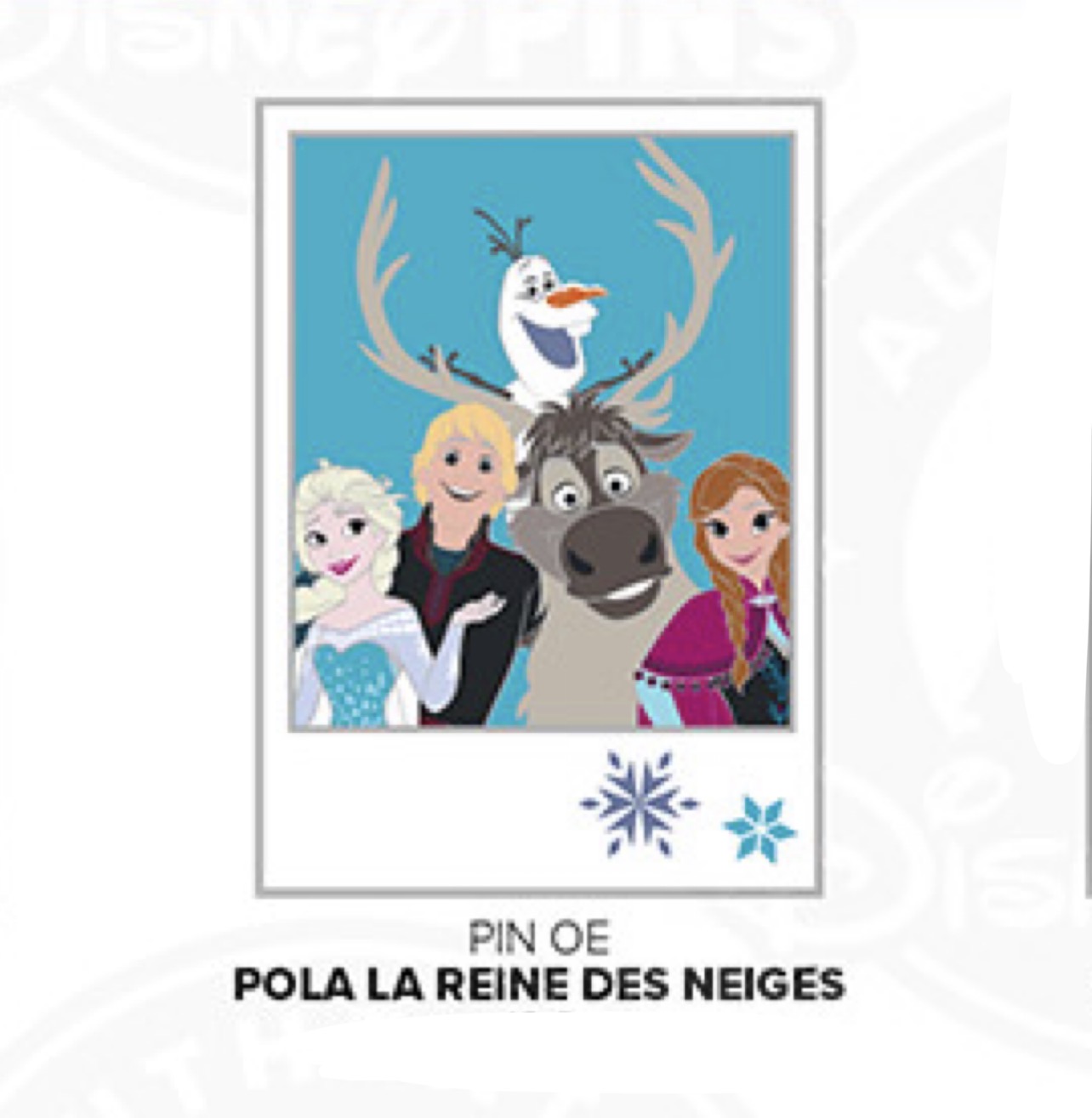 Disneyland Paris August 2026 Frozen Polaroid Pin