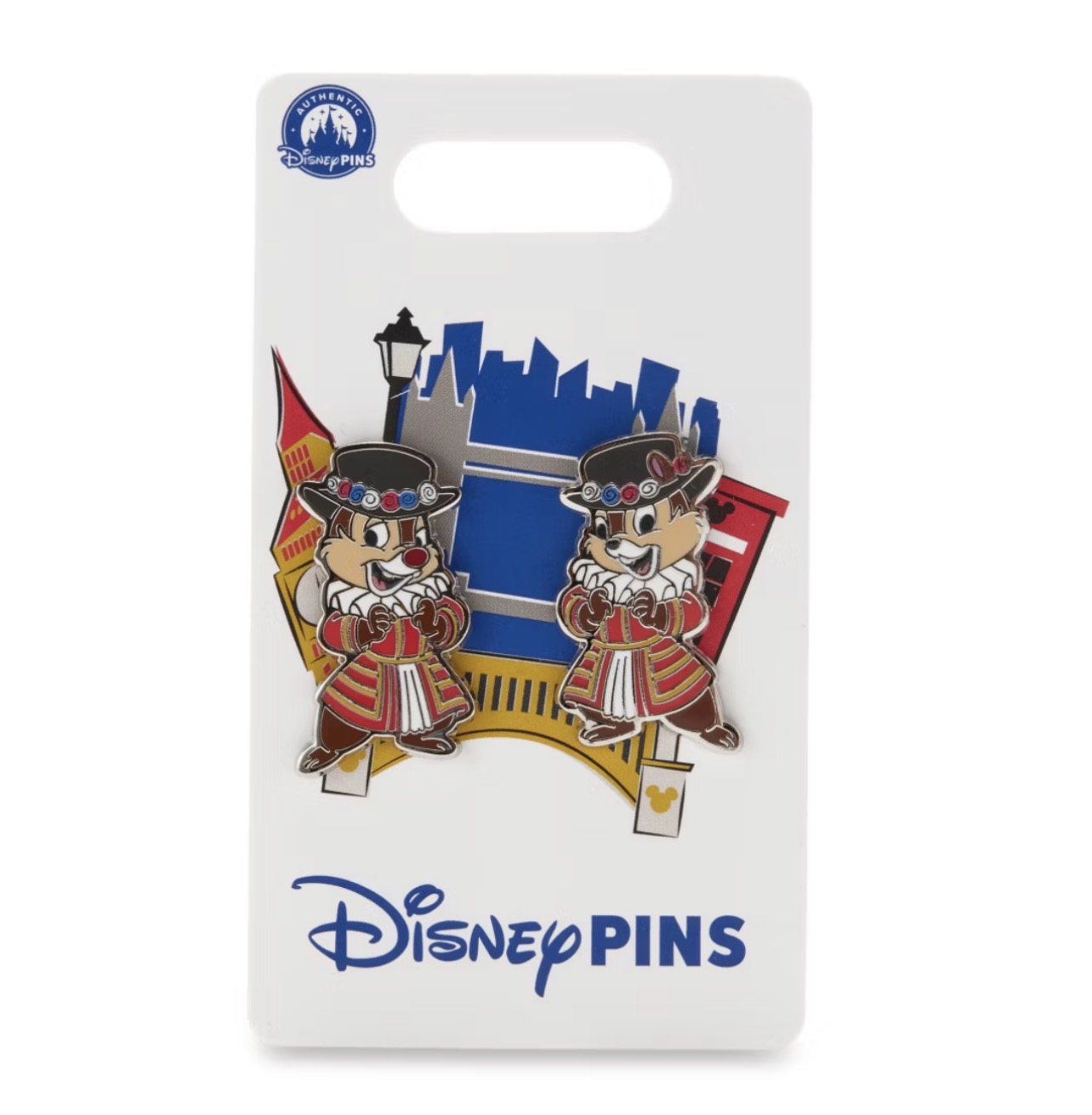 Disney Store UK Royal Chip and Dale Pin