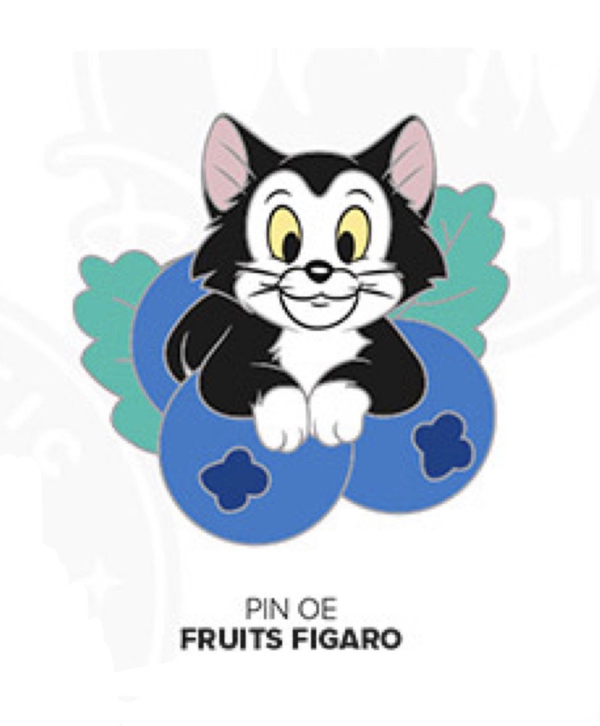 Disneyland Paris August 2026 Figaro Blueberry Pin