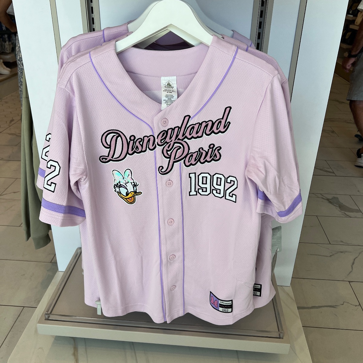 Disneyland Paris Daisy Duck Baseball Jersey