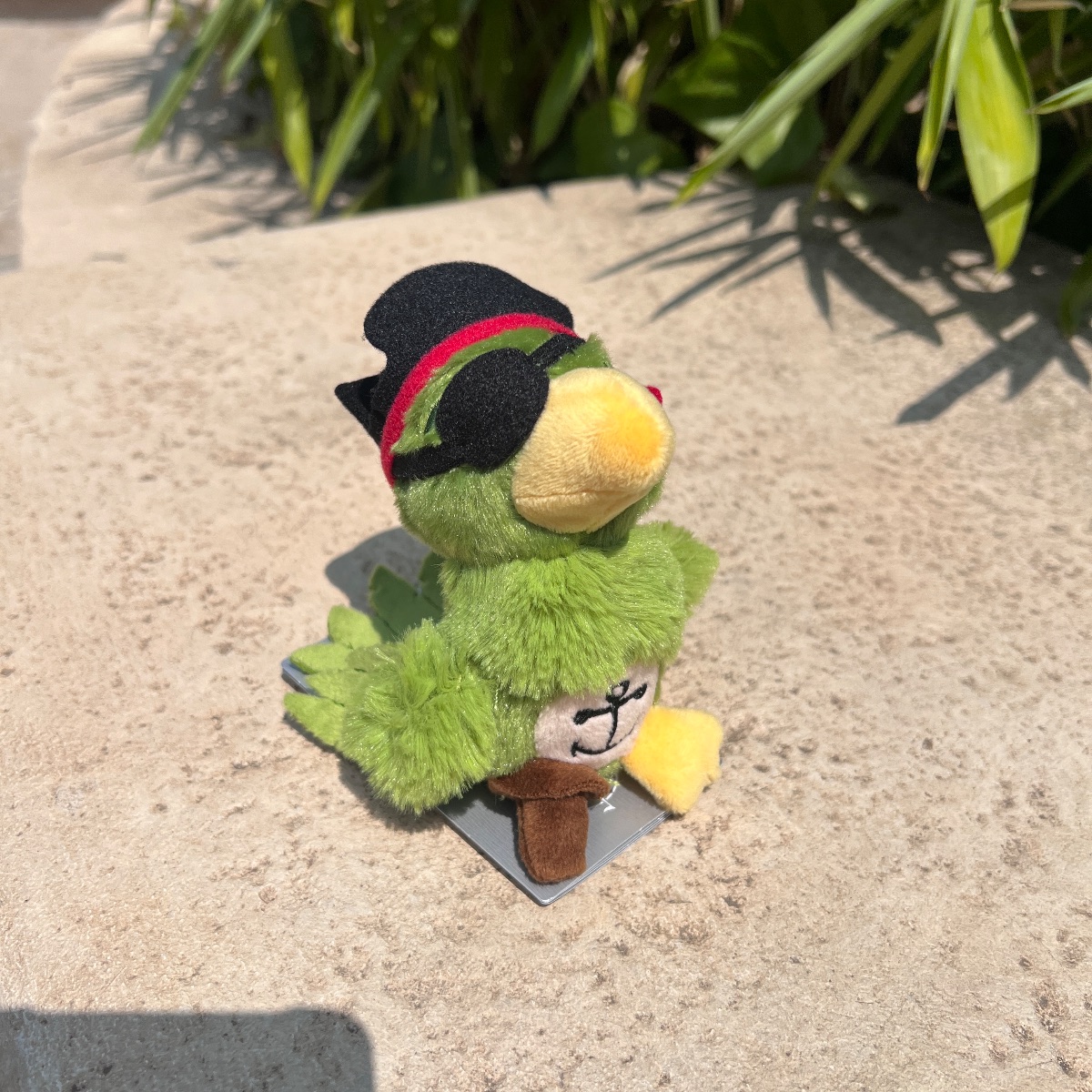 Disneyland Paris Pirates of the Caribbean Parot Shoulder Pal Plush view 2
