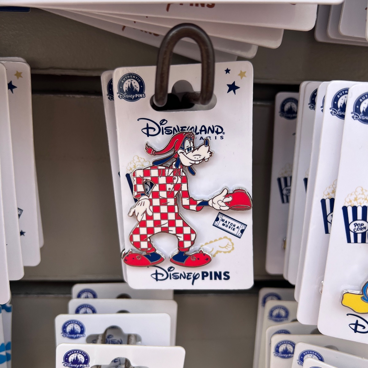 Disneyland Paris Pyjama Party Goofy Pin view 1