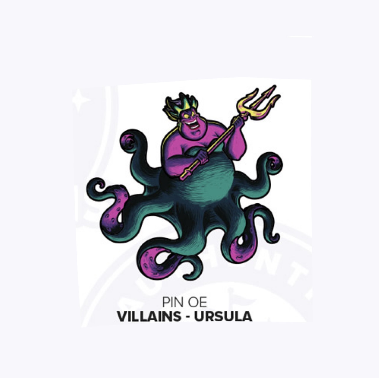 Disneyland Paris October 2026 Halloween Ursula Neon Villains Pin