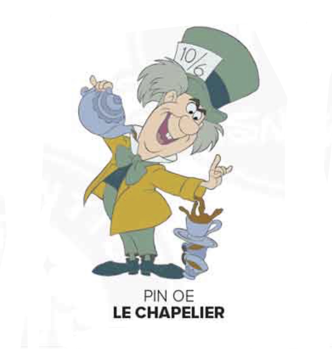 Disneyland Paris July 2026 Alice in Wonderland Mad Hatter Pin