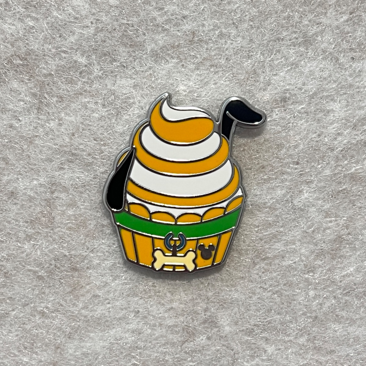 2026 Disneyland Resort Hidden Mickey Pluto Cupcake Pin view 1