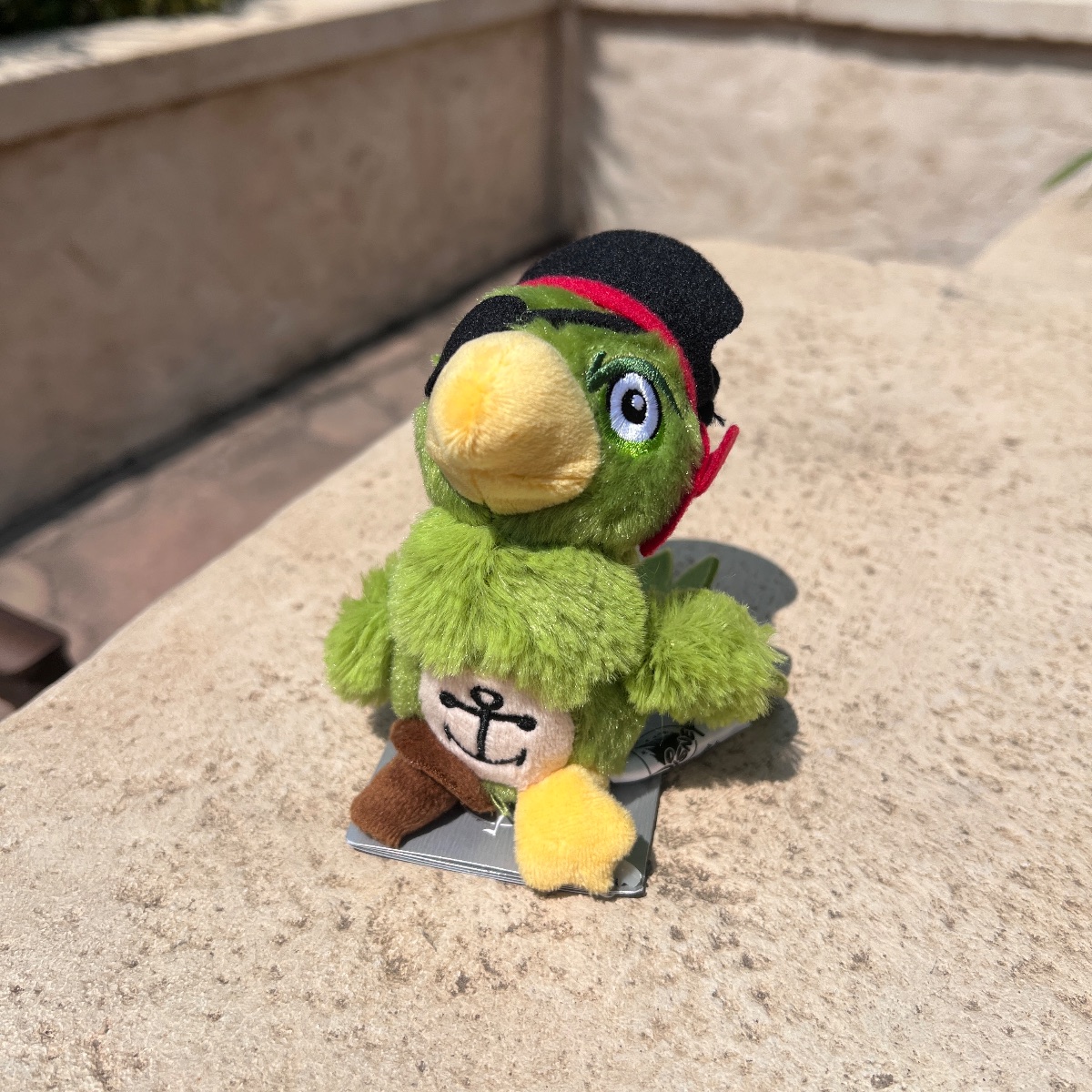 Disneyland Paris Pirates of the Caribbean Parot Shoulder Pal Plush