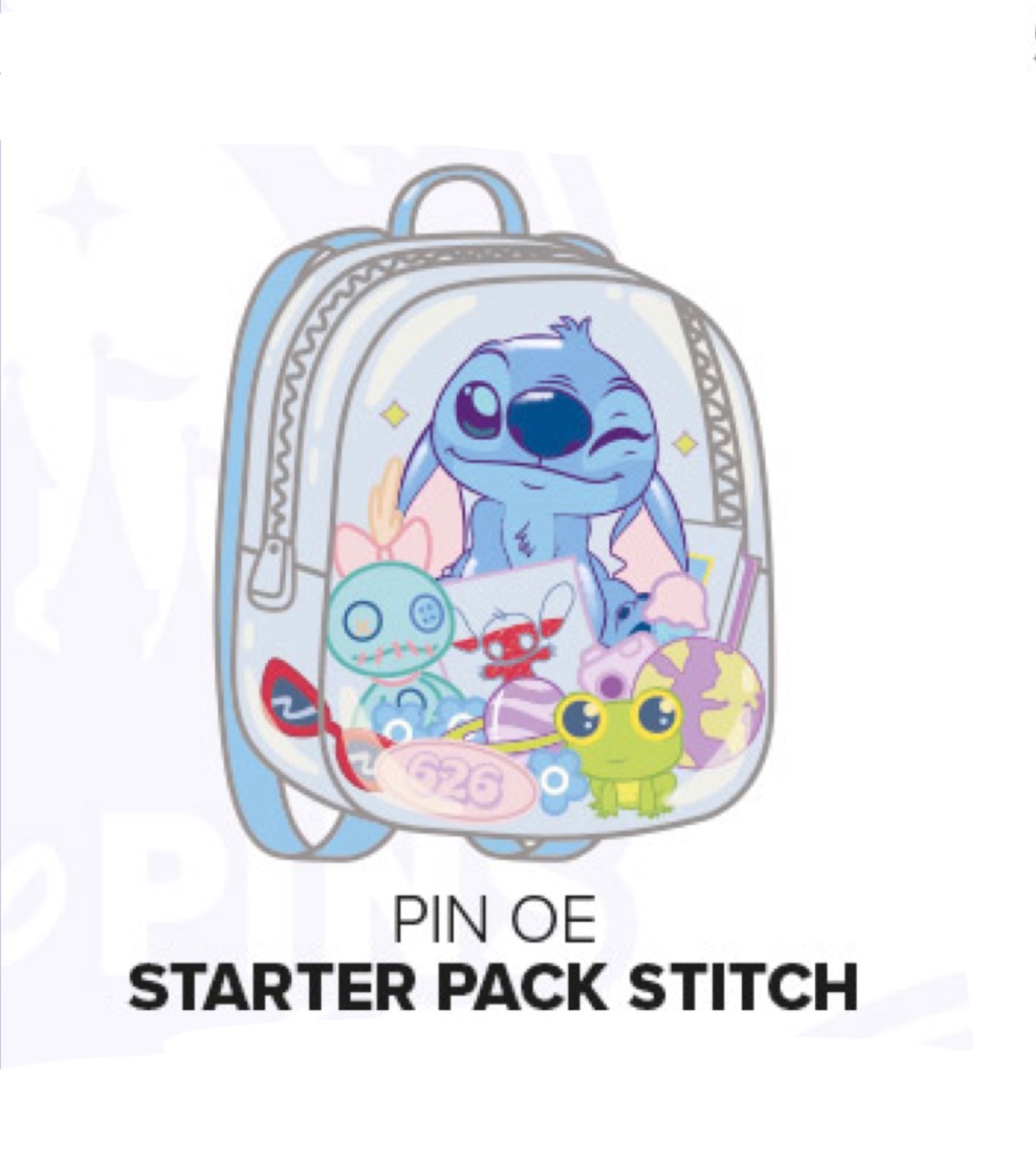 Disneyland Paris September 2026 Starter Pack Stitch Pin