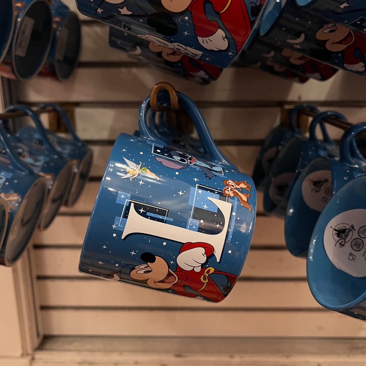 Disneyland Paris Adventure World Sorcerer Mickey Alphabet ‘L’ Mug