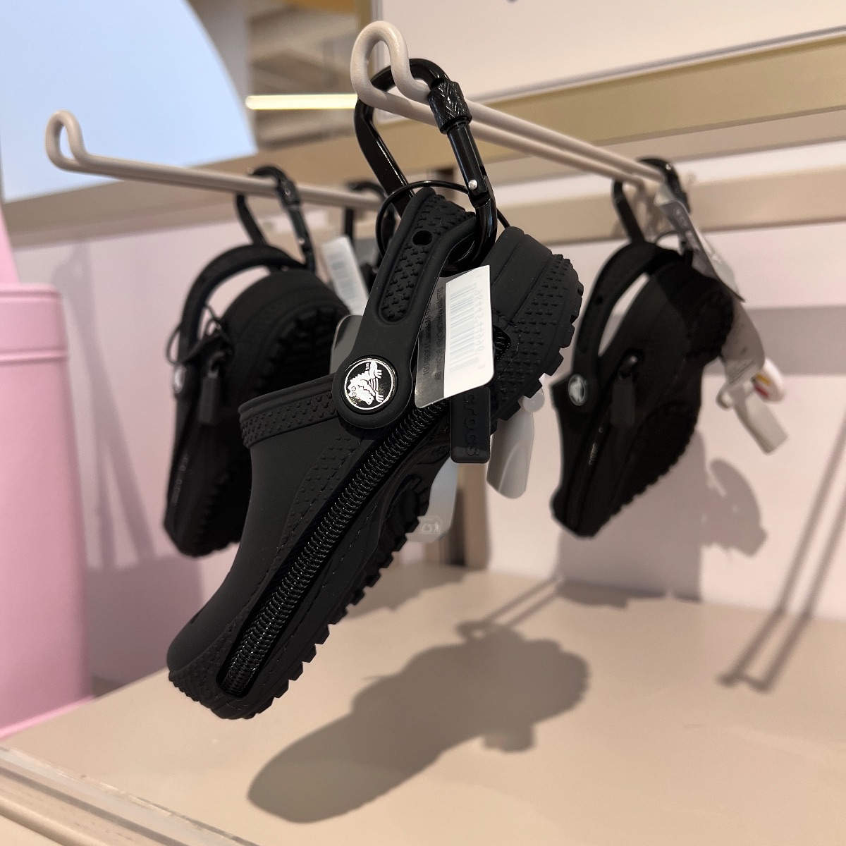 Disney x Crocs Black Bag Charms Keyring view 2