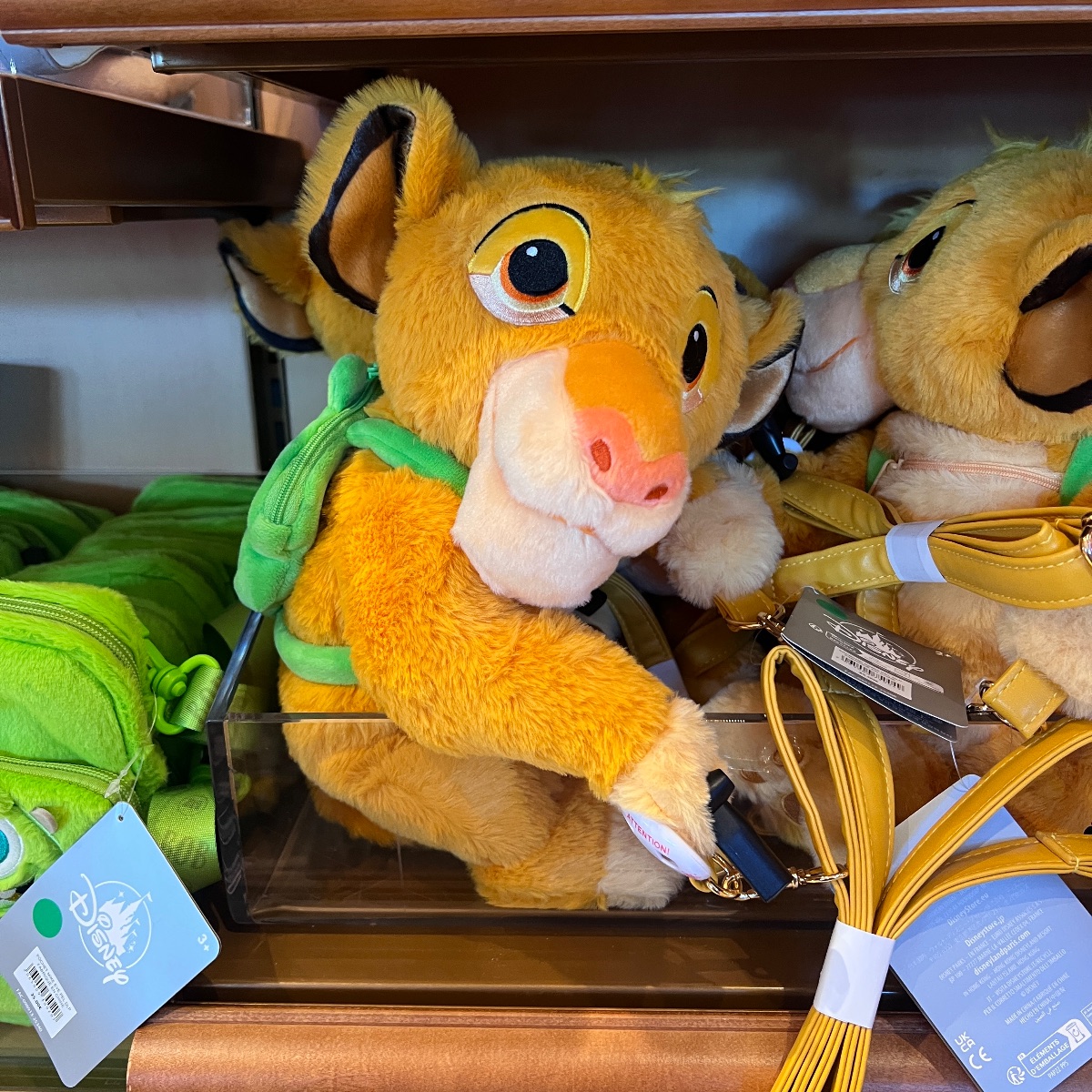 Disneyland Paris Simba Plush Crossbody Bag