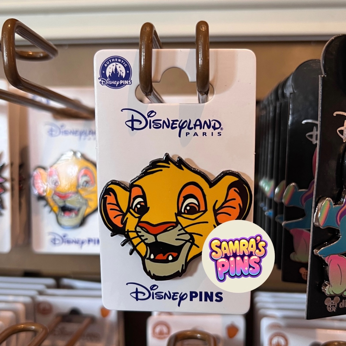 Disneyland Paris The Lion King Simba Face Pin