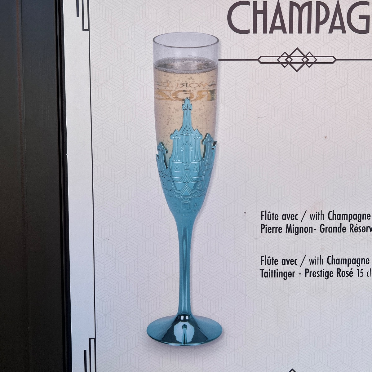 Disneyland Paris Plastic World of Frozen Champagne Flute