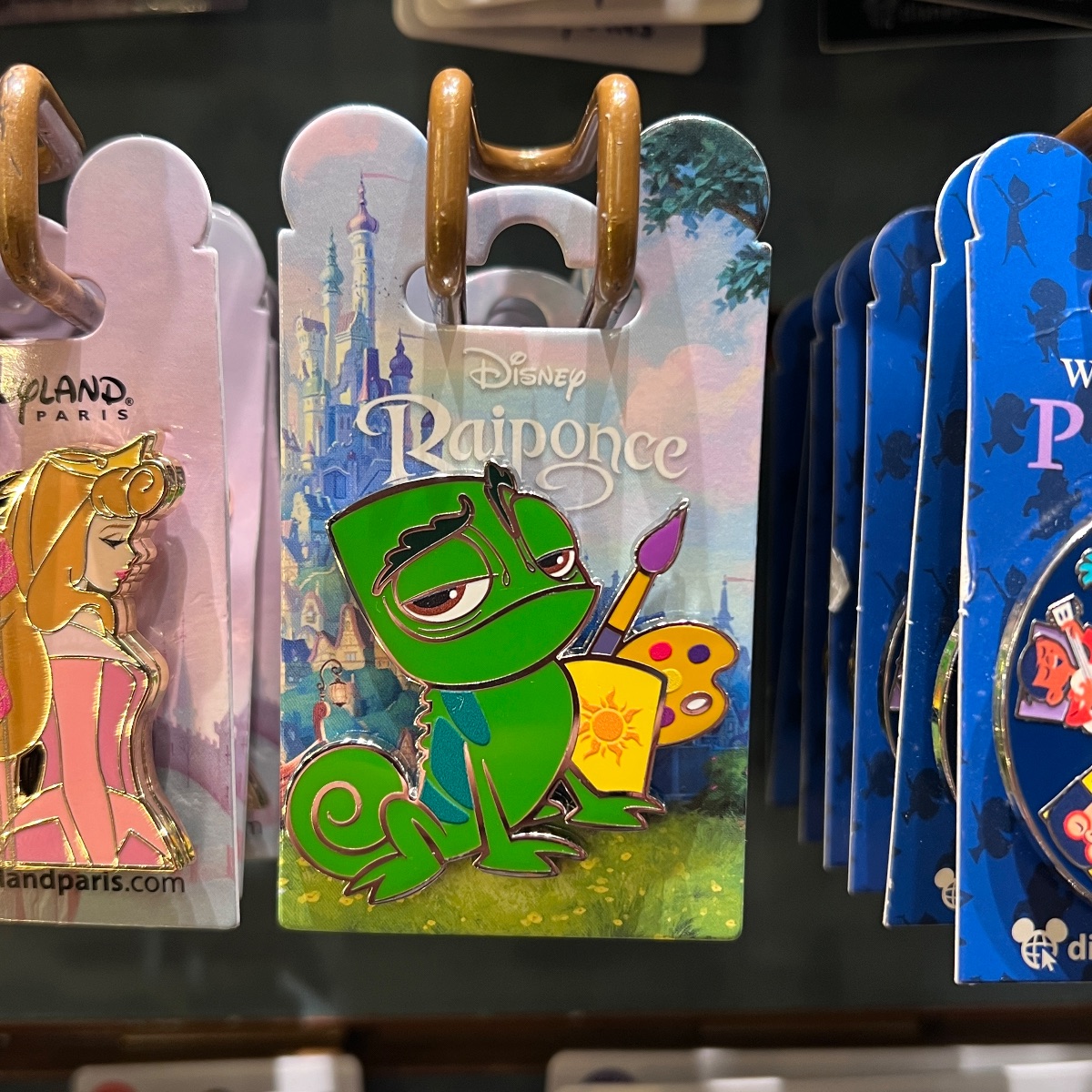 Disneyland Paris Tangled Pascal Lantern Painter Pin