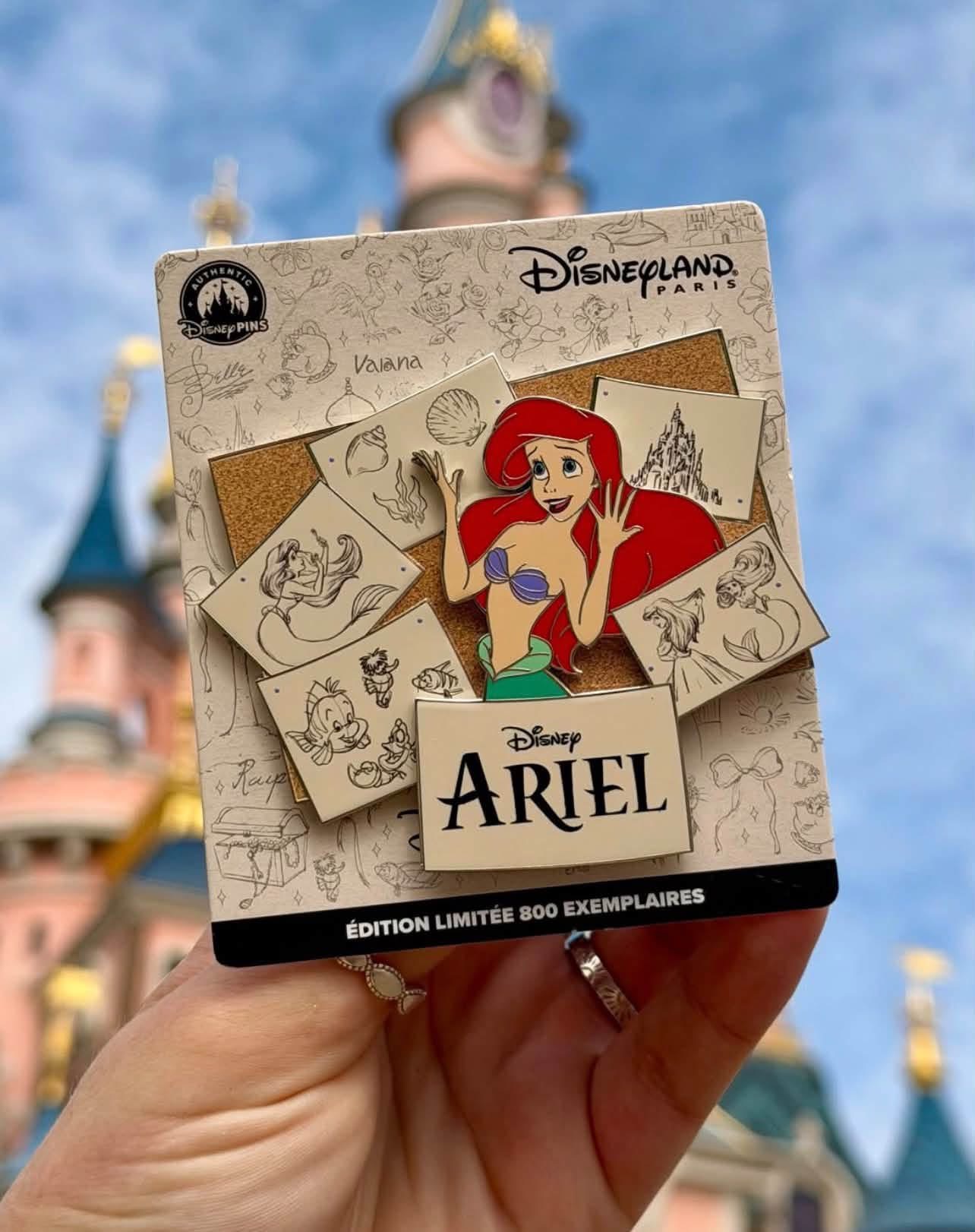 Disneyland Paris Limited Edition Ariel Princess Studio Sketch Pin