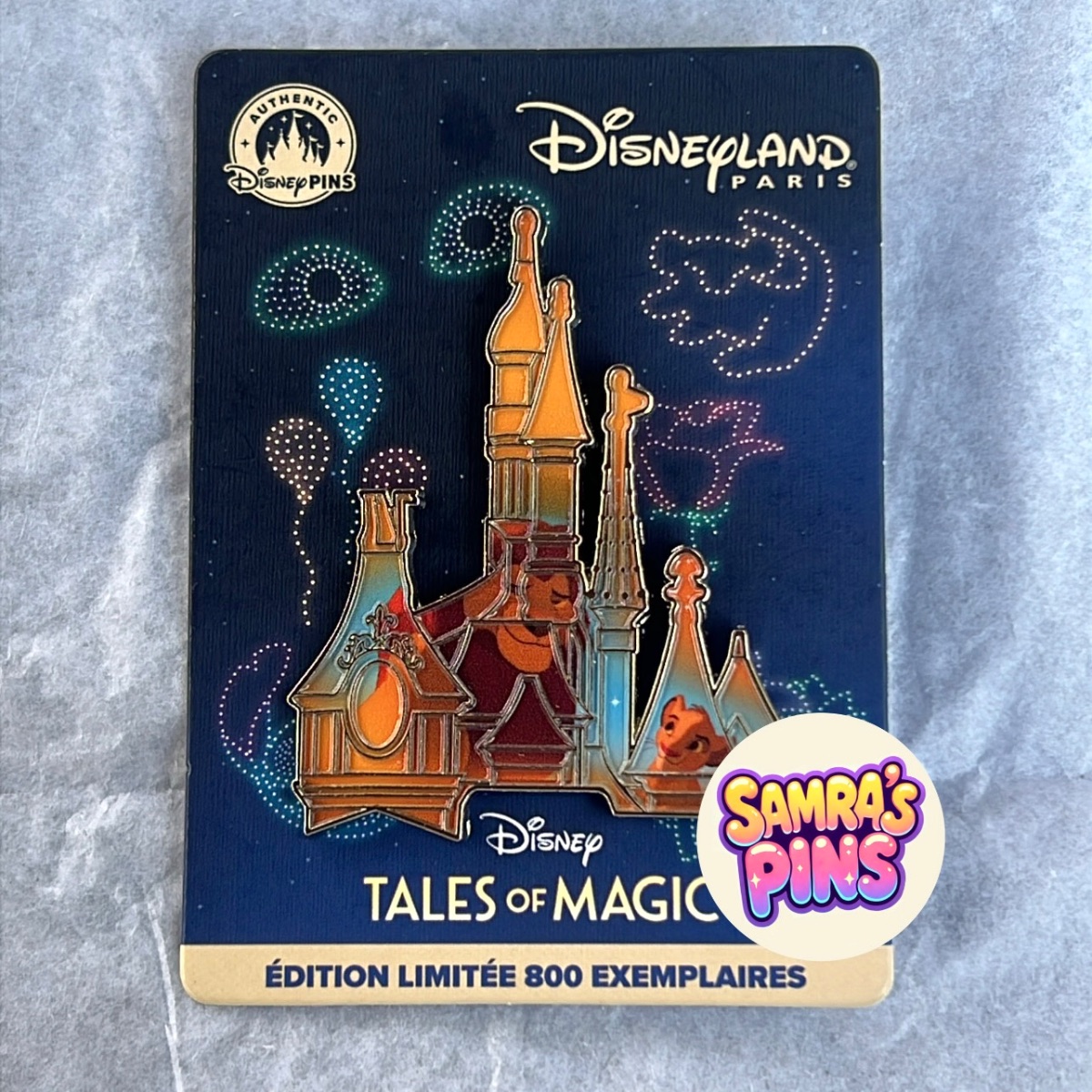 Disneyland Paris Limited Edition Tales of Magic The Lion King Pin