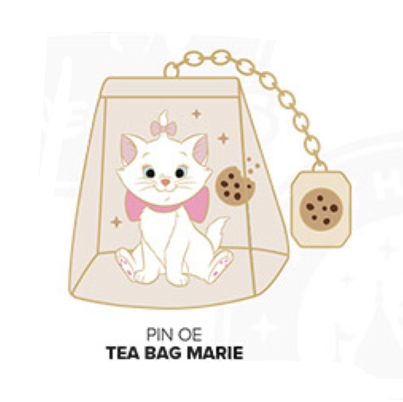 Disneyland Paris August 2026 Aristocats Marie Teabag Pin